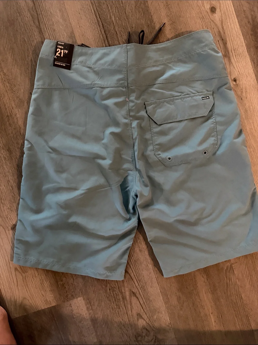 Hurley Men's Teal Lace-Up Boardshorts